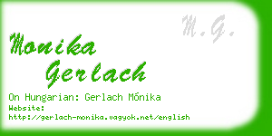 monika gerlach business card